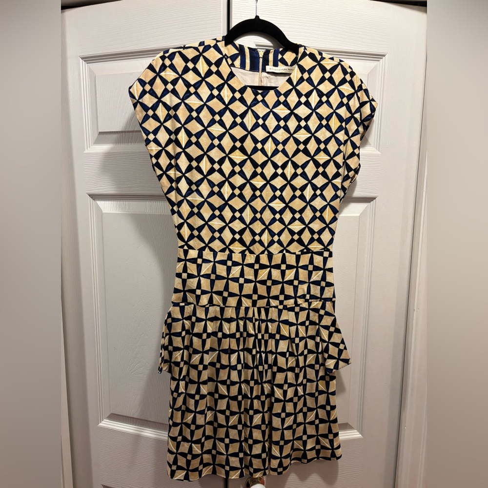 Balenciaga Printed Midi Dress